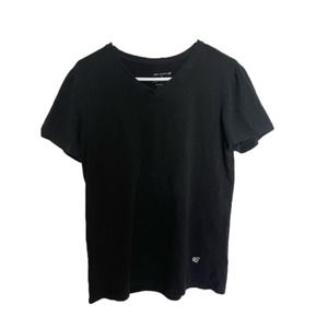Jed North Fitted Black Tee